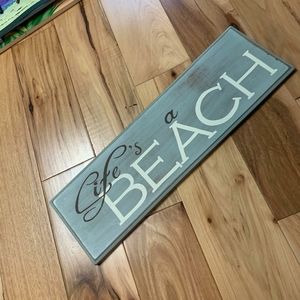 Beach sign